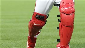 ▲味全龍捕手吉力吉撈．鞏冠成為中職使用PitchCom的選手。（圖／味全龍提供）