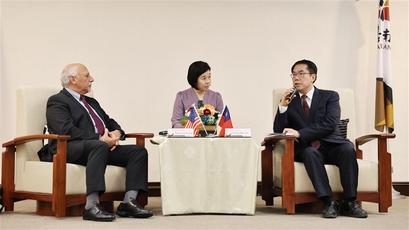 美國內華達州副州長訪台南　拜會黃偉哲