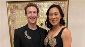 臉書創辦人祖克柏和華人妻普莉希拉是哈佛同學。（圖/翻攝臉書）