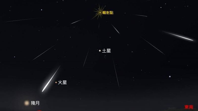 寶瓶座η流星雨週一登場　最佳觀賞時間曝