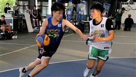 旺寶整合行銷職業3×3球隊素人球星海選5日前進高雄市立青少年籃球場，舉行第二場素人海選賽事。（圖／旺寶行銷提供）