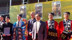 楊登嵙教授（右三）參加哈佛大學道教科儀展演。（圖／本人提供）