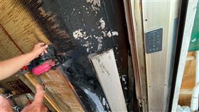 疑電池充電過熱釀禍！彰化工程行竄火煙