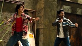 林哲熹（左）、Arjan Bajwa聯手演出台印合拍電影《叫我驅魔男神》。（圖／光盛影業提供）
