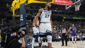 明尼蘇達灰狼戈貝爾。（資料圖／美聯社／達志影像）