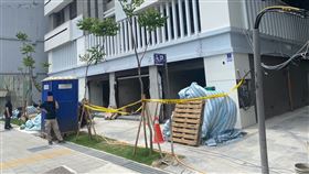 新北,板橋,永豐街,工地,墜落,命危,踩空,記者莊淇鈞攝影