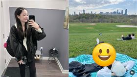 千千在加拿大公園舉辦快閃活動。（圖／翻攝自IG／千千）