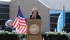 諾姆（Kristi Noem）被視為前總統川普（Donald Trump）今年競選總統的潛在搭檔（圖／翻攝自Kristi Noem臉書）