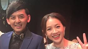 黃子佼,小S,曾寶儀在金鐘五十同台（圖／翻攝自曾寶儀臉書）