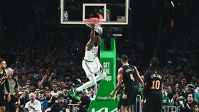 塞爾提克布朗（Jaylen Brown）火力全開全場繳出32分。（圖／翻攝自塞爾提克隊官方X）