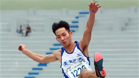 台灣跳遠好手林昱堂跳出7公尺78摘金。（圖／113年全大運執委會提供）
