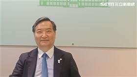 行政院政務委員羅秉成說明打詐新四法。（圖／記者盧素梅攝影)