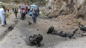 巴基斯坦控阿富汗人涉攻擊中國工程師 塔利班駁斥。（圖／美聯社／達志影像）