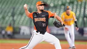 統一獅隊先發勝騎士主投6局無失分，還飆出個人單場新高的12次三振。（圖／翻攝自統一獅臉書粉專）