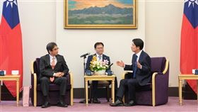 賴清德接見日本前外務省大臣官房長垂秀夫大使（圖／總統府提供）