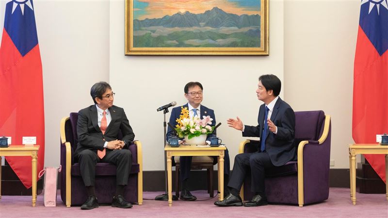 垂秀夫讚資深政治家當總統！賴盼邦誼更好