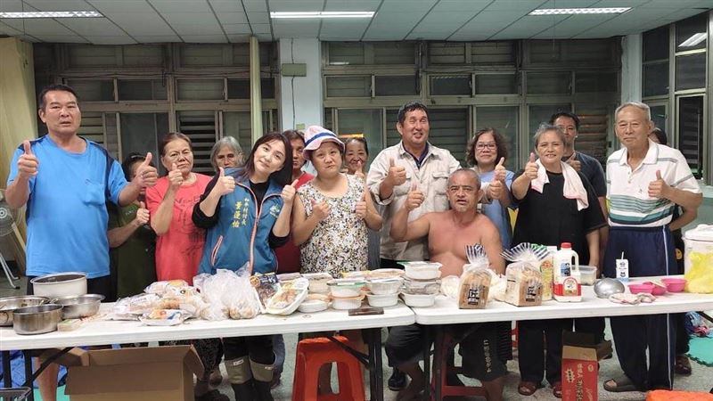花蓮和平部落百人安置　浪凡送熱食飽餐