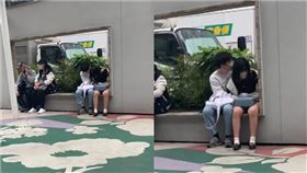 車站疑見活春宮(圖/翻攝自推特)