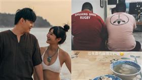 愛莉莎莎，羽球教練呂杰陽