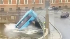 俄羅斯,公車,墜河,https://twitter.com/softskillpunk/status/1788889501546246362/video/1