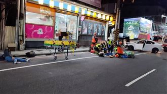 劣男疑毒駕恍神　開車連撞3機車釀1死2傷