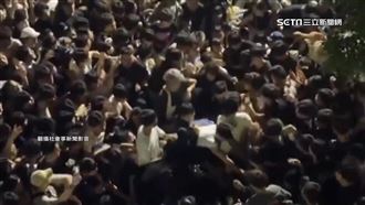 Mr.R撒錢3000人推擠多人傷　空拍畫面曝光