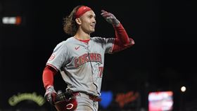 ▲費爾柴爾德（Stuart Fairchild）代打擊出「場內全壘打」。（圖／美聯社／達志影像）