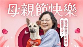 任內最後一次！總統蔡英文同框鳳梨妹獻「母親節祝福」：媽媽辛苦了（圖／翻攝自蔡英文臉書）