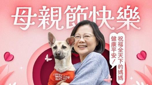 小英同框鳳梨妹獻母親節祝福：媽媽辛苦了