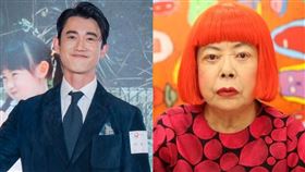 吳慷仁、草間彌生。（圖／記者楊澍攝影、翻攝自YouTube）