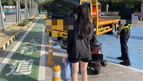 闖國道,機車,熱褲,騎士,開罰