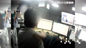 檢警查獲金姓韓籍男子在台中設立賭博機房非法洗錢。（圖／翻攝畫面）