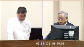 國民黨立委黃仁，外交部次長田中光。（圖／翻攝立法院IVOD）