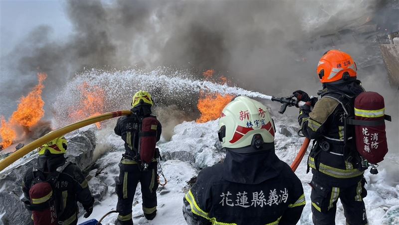 大清水明隧道火警！空勤加入灌水才撲滅