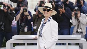 「梅姨」梅莉史翠普現身坎城影展。（圖／美聯社／達志影像）