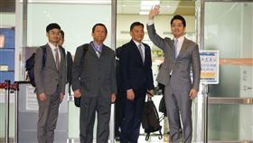 蔣萬安出訪日本啟程記者會。