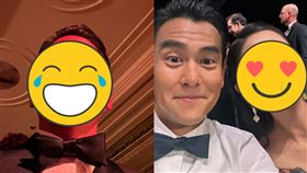 ▲彭于晏、佟麗婭。（圖／翻攝自微博）