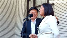 國民黨立委陳玉珍、傅崐萁(記者陳怡潔攝影)