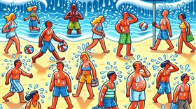 其實汗本身是沒味道的嗎？到底為何會有汗臭？（圖／AI生成）