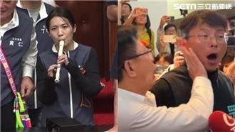 立院火爆現場！徐巧芯吹笛、黃國昌遭掌摑