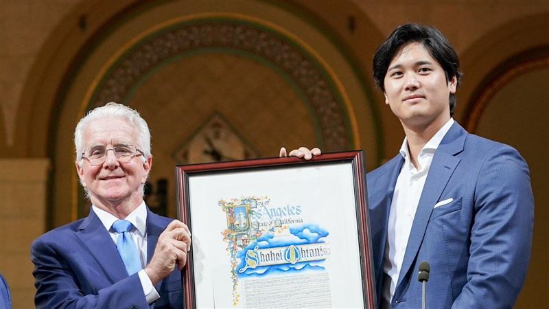 MLB／洛杉磯市表揚大谷翔平 訂5月17日大谷日 運動 三立新聞網