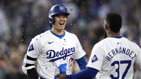 ▲大谷翔平在「大谷翔平日」炸裂本季第13轟。（圖／美聯社／達志影像）