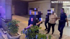 唐嫌在台中落網。（圖／翻攝畫面）