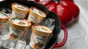 外役監突發奇想，將新鮮芒果做成酸甜美味的冰淇淋，綿密口感讓人欲罷不能。（圖／矯正署提供）