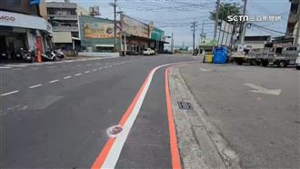 這標線啥意思？花壇路肩畫「雙紅夾一白」