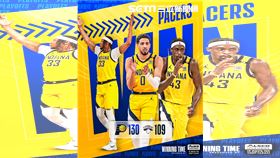 印第安納溜馬擊敗紐約尼克隊，挺進東區冠軍戰，接下來將強碰「綠衫軍」塞爾提克。（圖／翻攝自溜馬隊官方X）