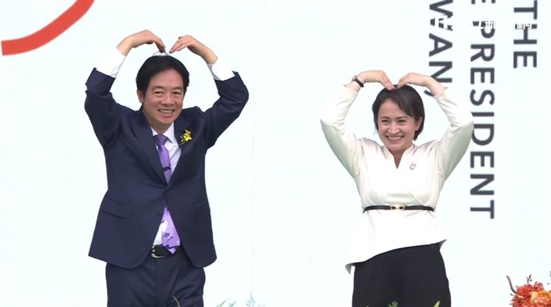 嗨翻！賴清德、蕭美琴跳舞熱唱「使勁搖」