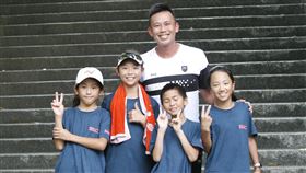 前台灣職業網將陳迪積極打造基隆基層網球。（圖／青少年網球運動發展協會提供）