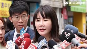 民進黨立委鍾佳濱、國民黨立委謝衣鳳、民眾黨前立委吳欣盈出席總統就職典禮。(圖/記者楊澍攝影)