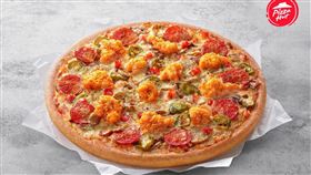 網友敲碗已久的必勝客199元平日外帶大比薩驚喜回歸！加價40元還能升級全新口味「火辣墨西哥肉肉比薩」。（圖／品牌業者提供）